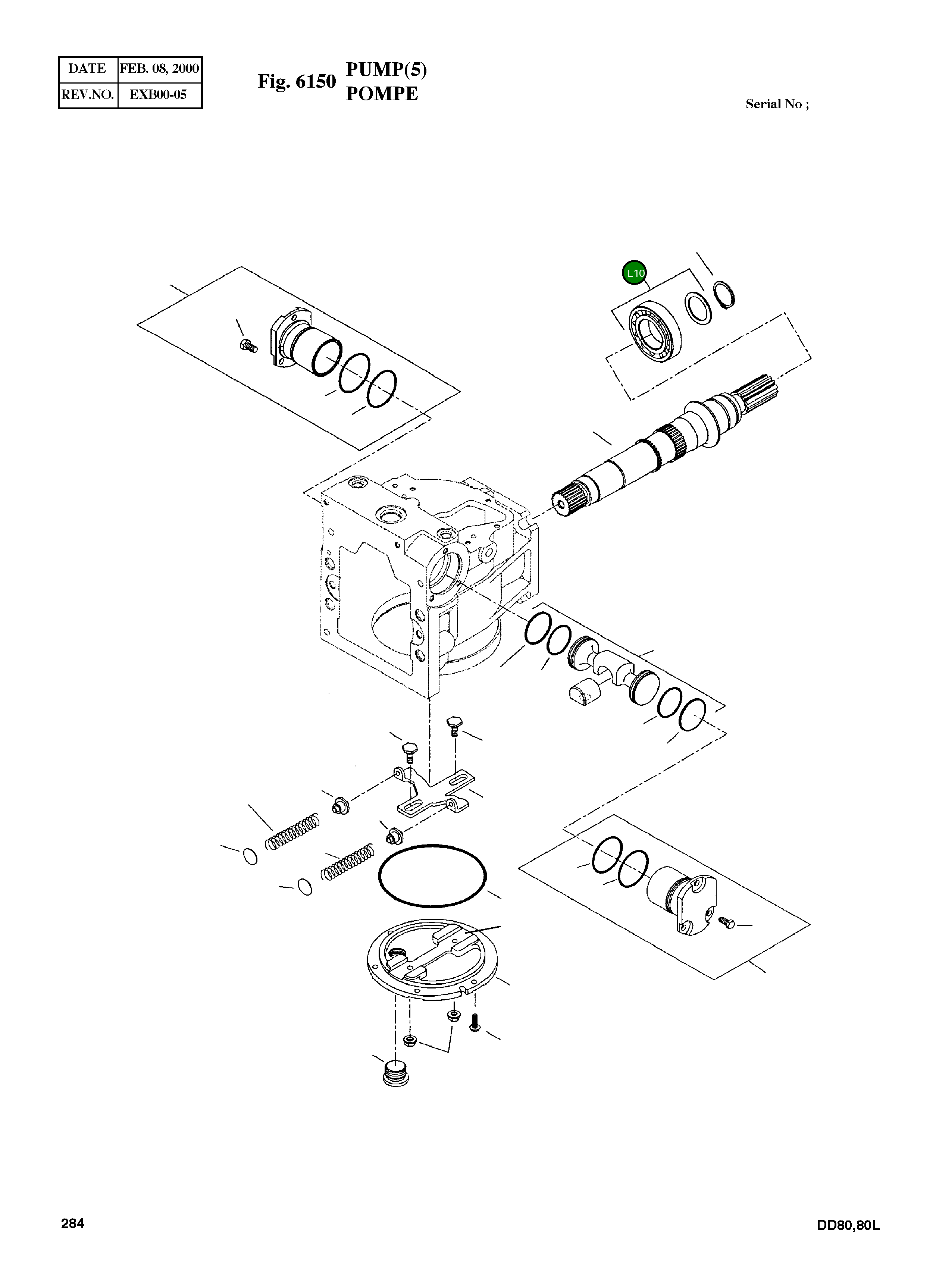 Роликовый подшипник 9001370-0011 Komatsu