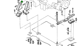 Опора подшипника 292 184 40 Komatsu