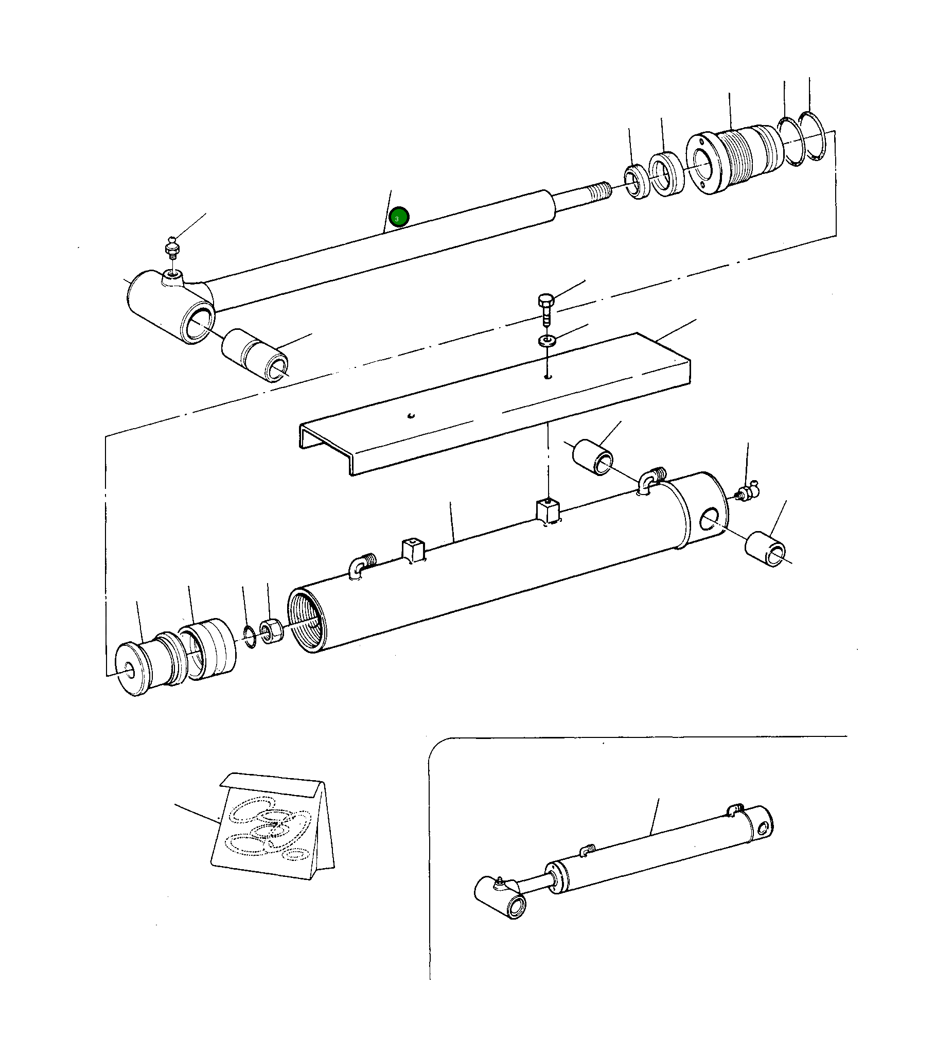 Шток UE2511036 Komatsu