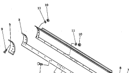 Кромка 232-870-7120 Komatsu