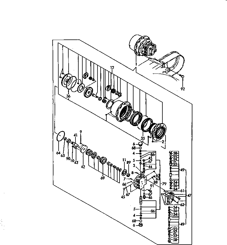 Уплотнительное кольцо YM172141-70440 Komatsu