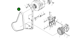 Ремень 6245-81-6360 Komatsu