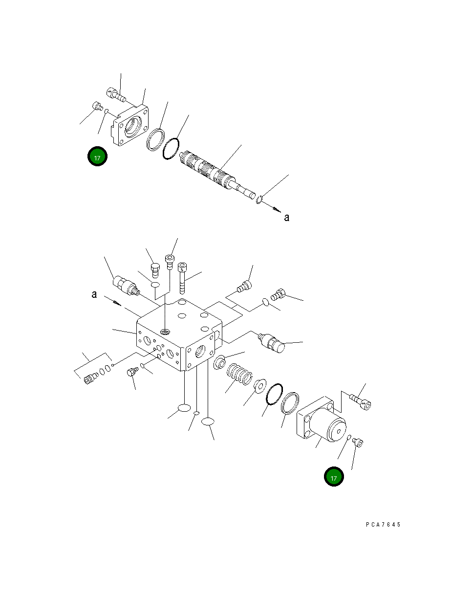 Комплект уплотнений 20G-60-K2870 Komatsu