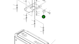 Гайка 421-62-A1880 Komatsu