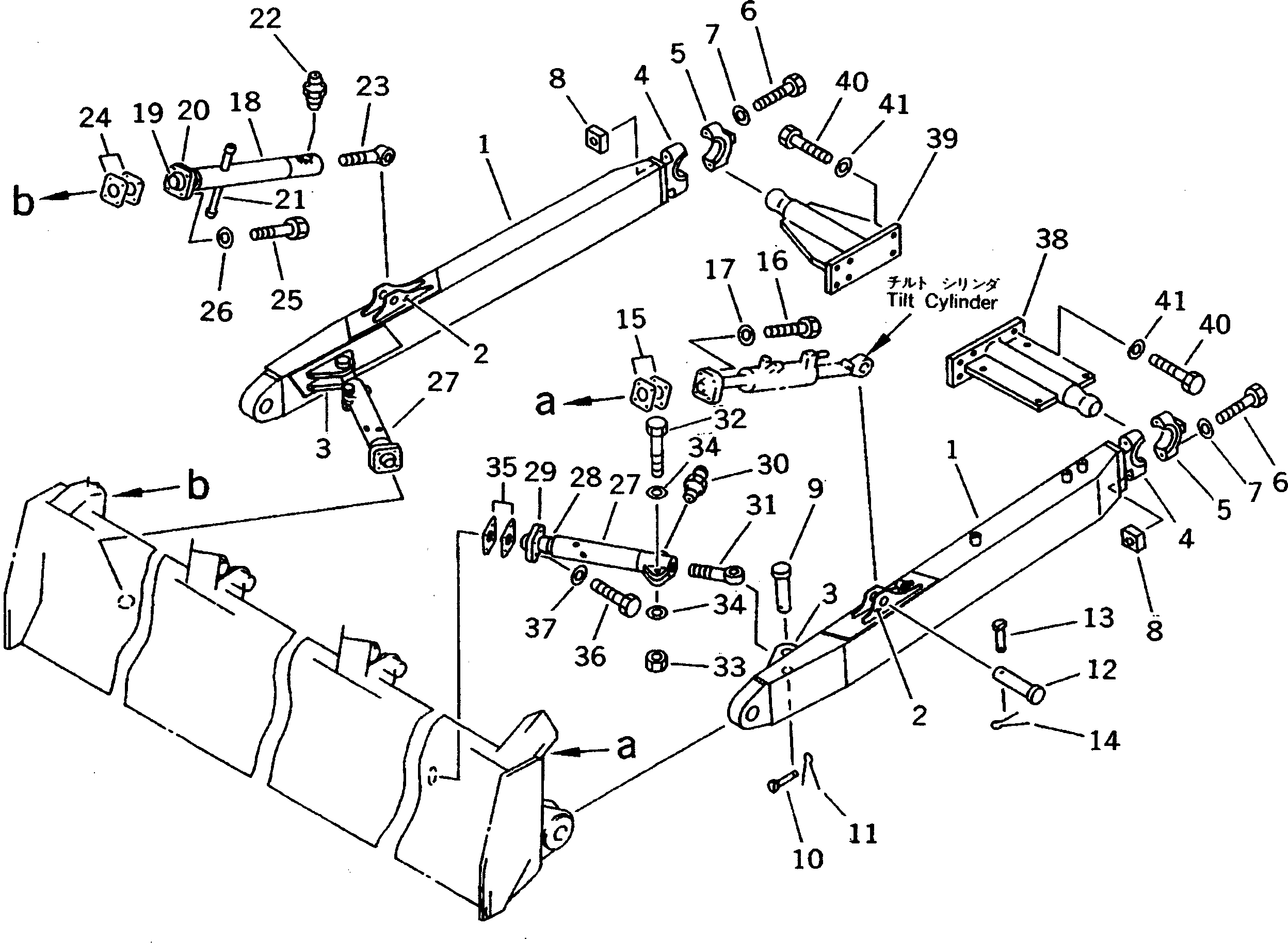 Шаровой штифт (приварной) 11G-71-41120 Komatsu