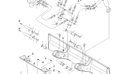 Гидроцилиндр отвала в сборе 20E-61-K1121 Komatsu