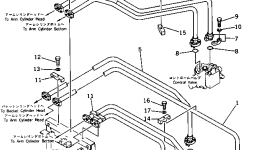 Трубка 208-62-13221 Komatsu