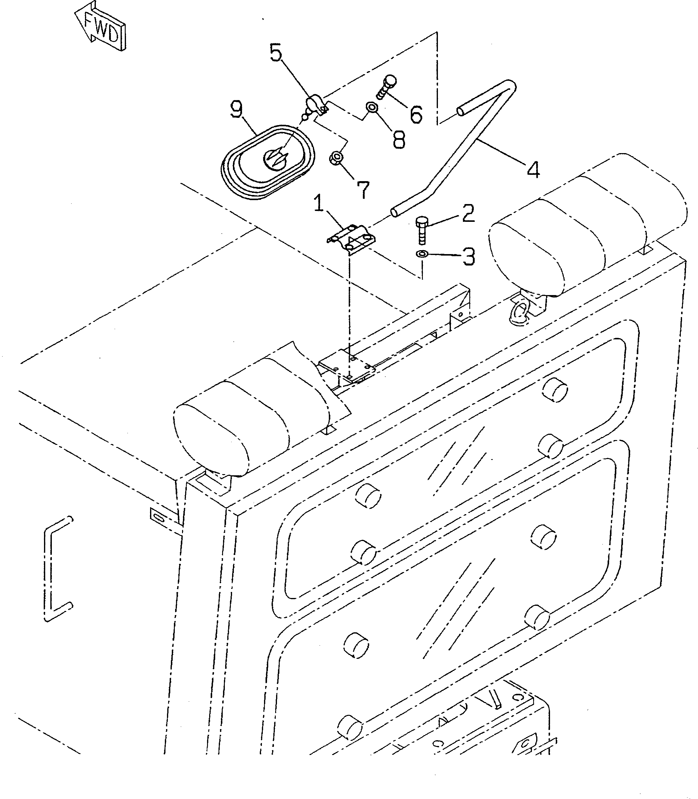Штанга 234-806-5480 Komatsu