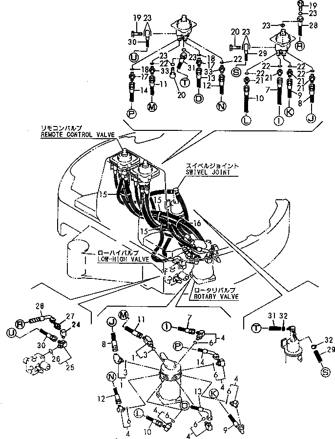Угловой штуцер YM172312-76250 Komatsu