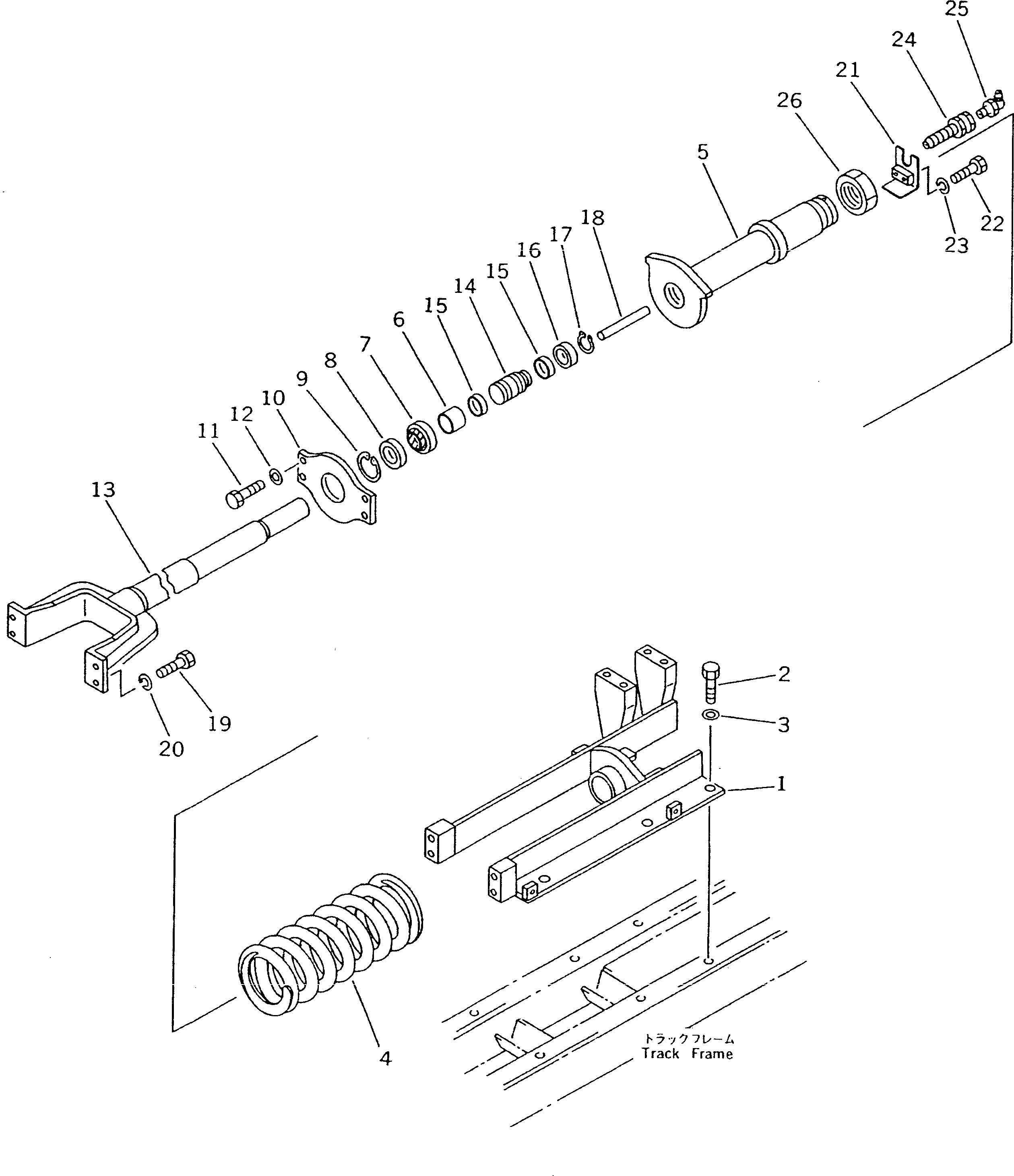 Штанга 103-30-34230 Komatsu