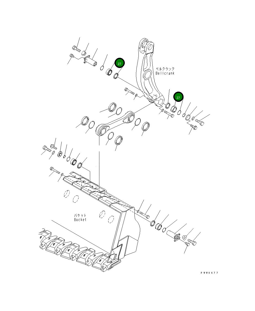 Втулка 42C-70-11352 Komatsu