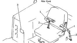 Страховочный ремень 17A-57-21221 Komatsu