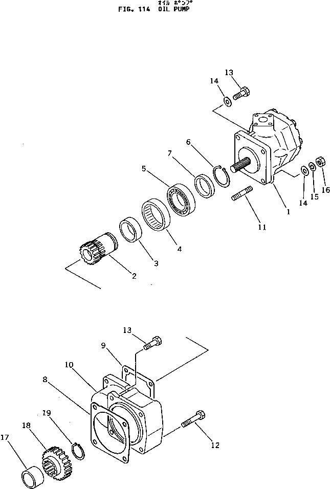 Игольчатый подшипник KT37300-3778-1 Komatsu