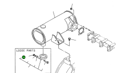Гайка 586401-0910 Komatsu