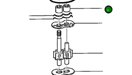 Роликовый подшипник 1208 483 H1 Komatsu