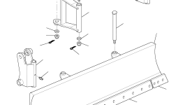 Центральный отвал 22N-866-1130 Komatsu
