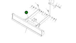 Отвал в сборе 21X-970-0010 Komatsu