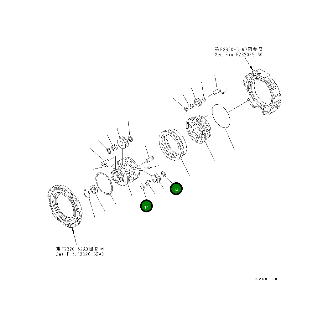Шайба 154-15-12550 Komatsu