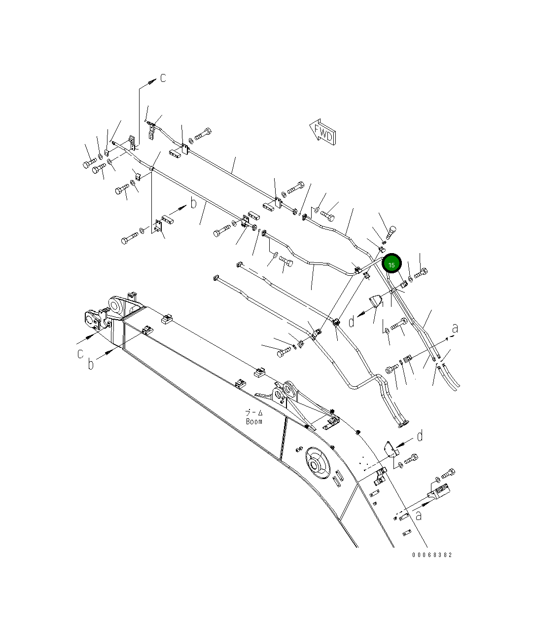 Хомут 22U-62-32690 Komatsu