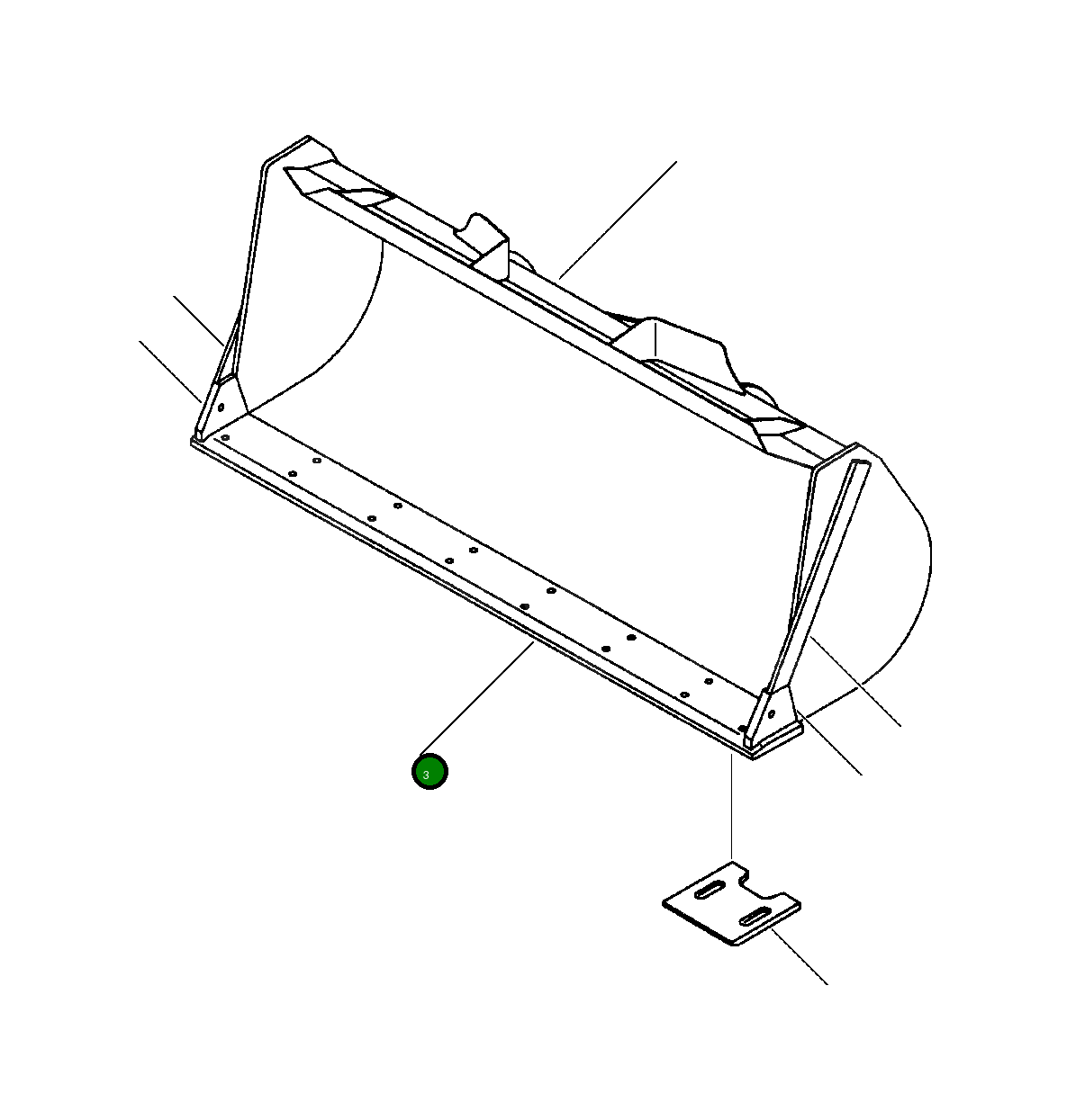 Режущий отвал 417-70-A1150 Komatsu