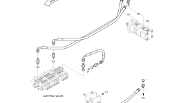 Шланг PF3/8-790L 2184-1026D454 Komatsu