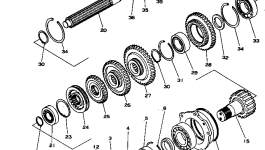Шестерня 12F-14-15180 Komatsu
