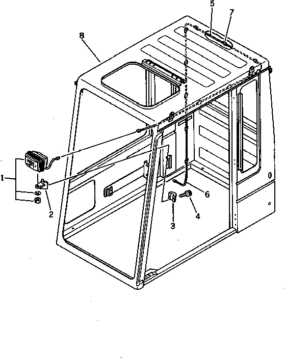Провод 21T-06-15810 Komatsu