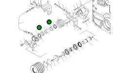 Игольчатый подшипник 6245-61-3960 Komatsu