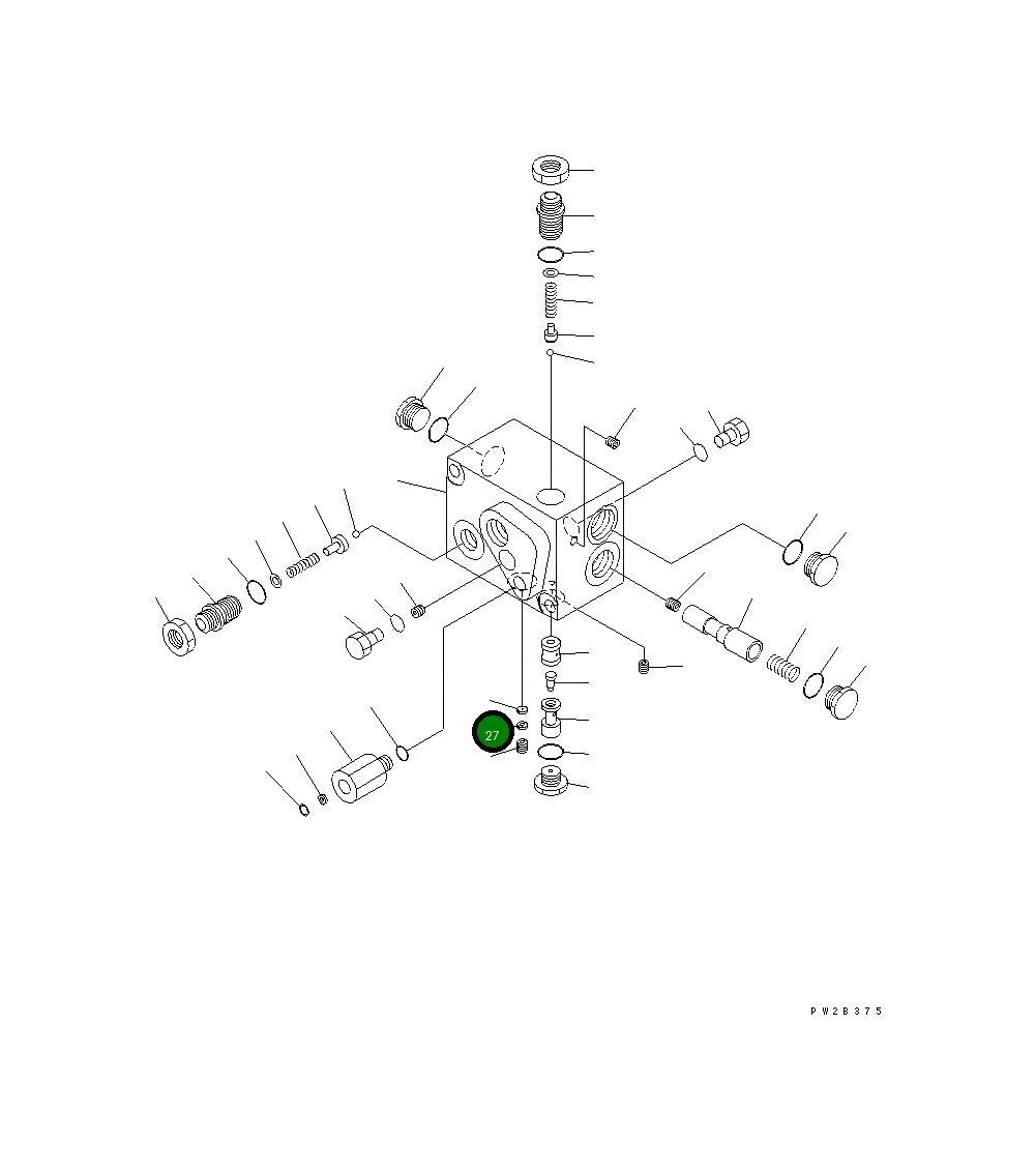Фильтр 42C-43-17340 Komatsu