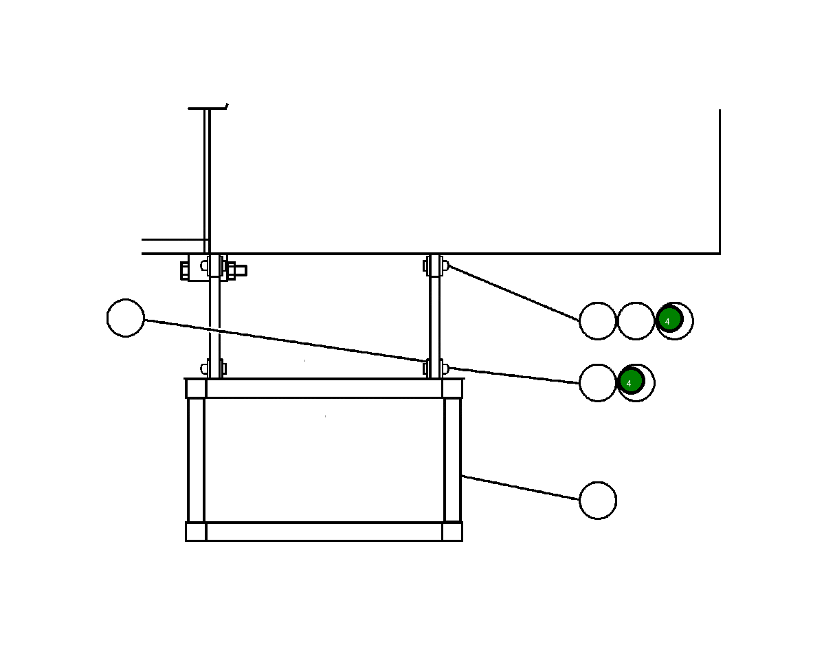Стопорная гайка - M10 MM0693 Komatsu