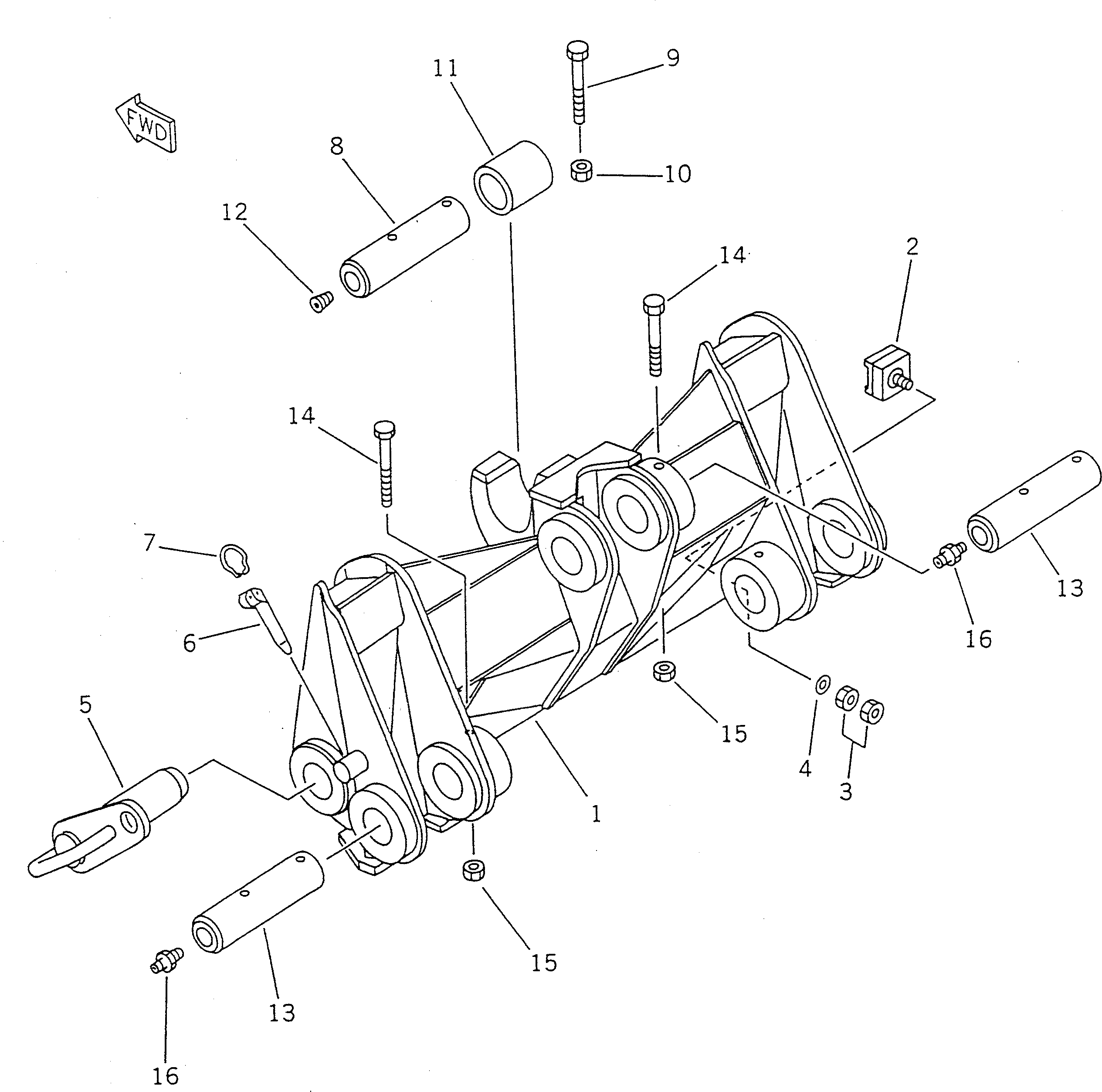 Втулка 362-B41-1151 Komatsu
