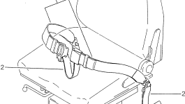 Ремень сиденья в сборе 423-962-1000 Komatsu