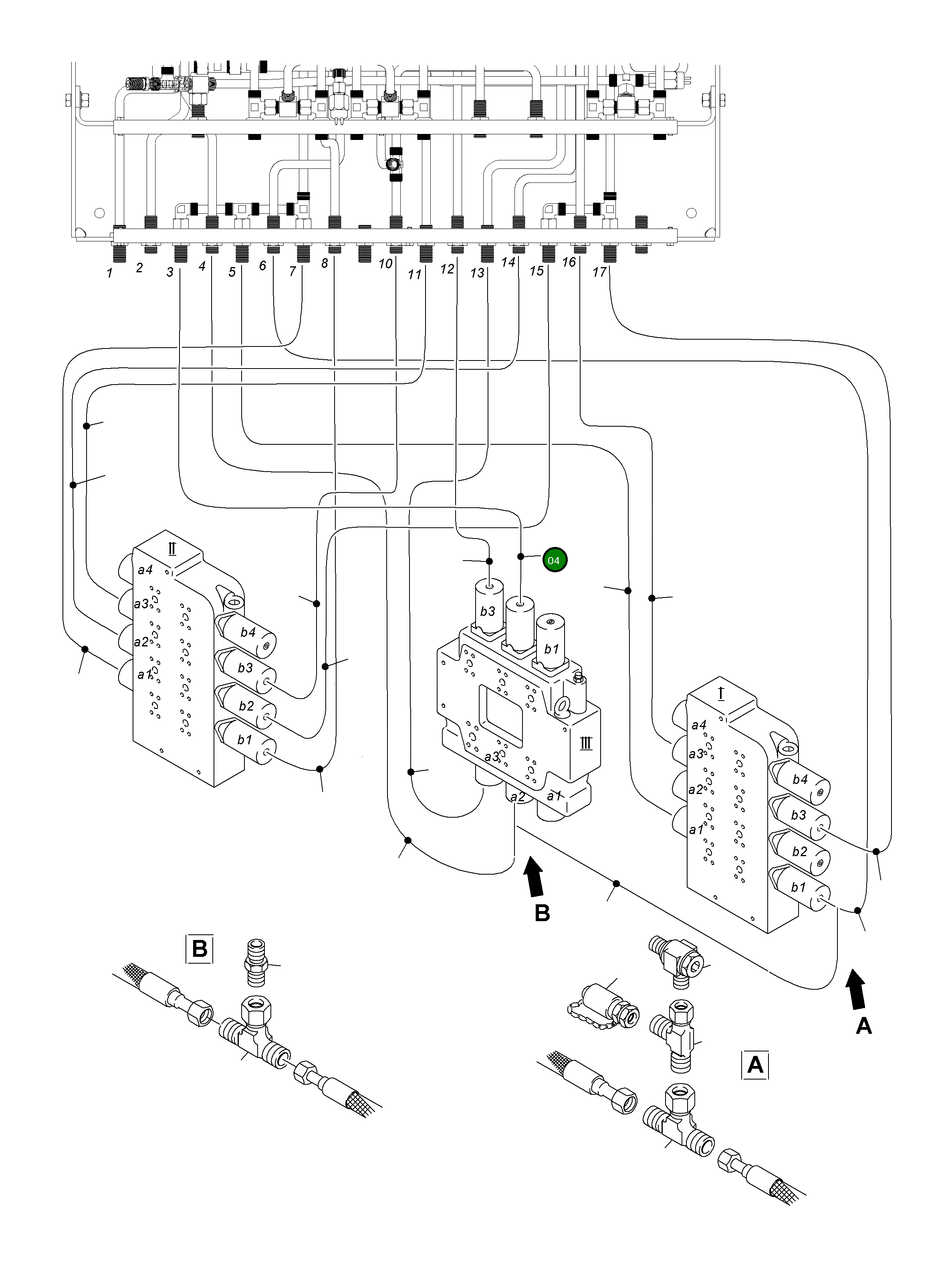 Шланг в сборе DN10x7700 517 651 98 Komatsu