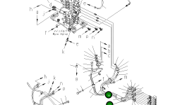 Шланг 1000MM 21K-62-71931 Komatsu