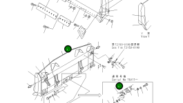 Отвал 17A-71-11123 Komatsu