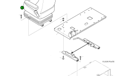 Сиденье 2901-9034A Komatsu