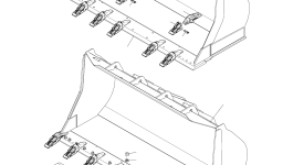 Отвал 421-77-H2470 Komatsu