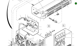 Комплект воздуходувки, патрубок и корпус 798 192 73 Komatsu
