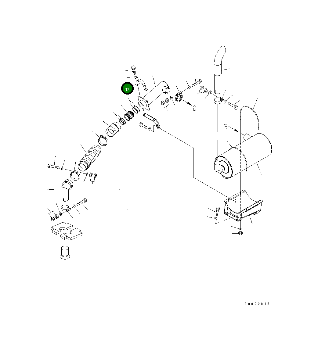 Хомут 416-Z97-3880 Komatsu