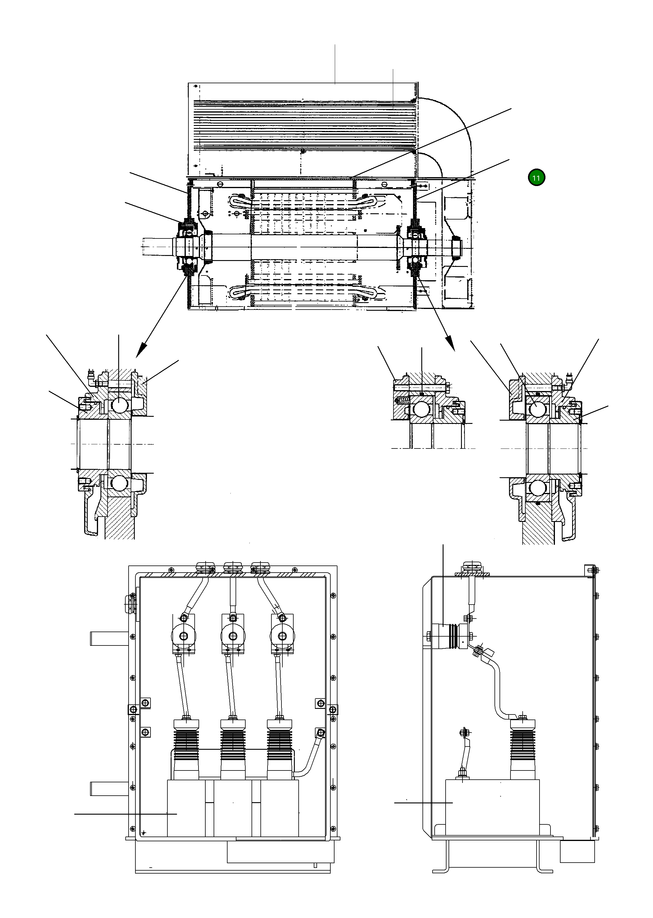 Опорная пластина подшипника 793 037 73 Komatsu