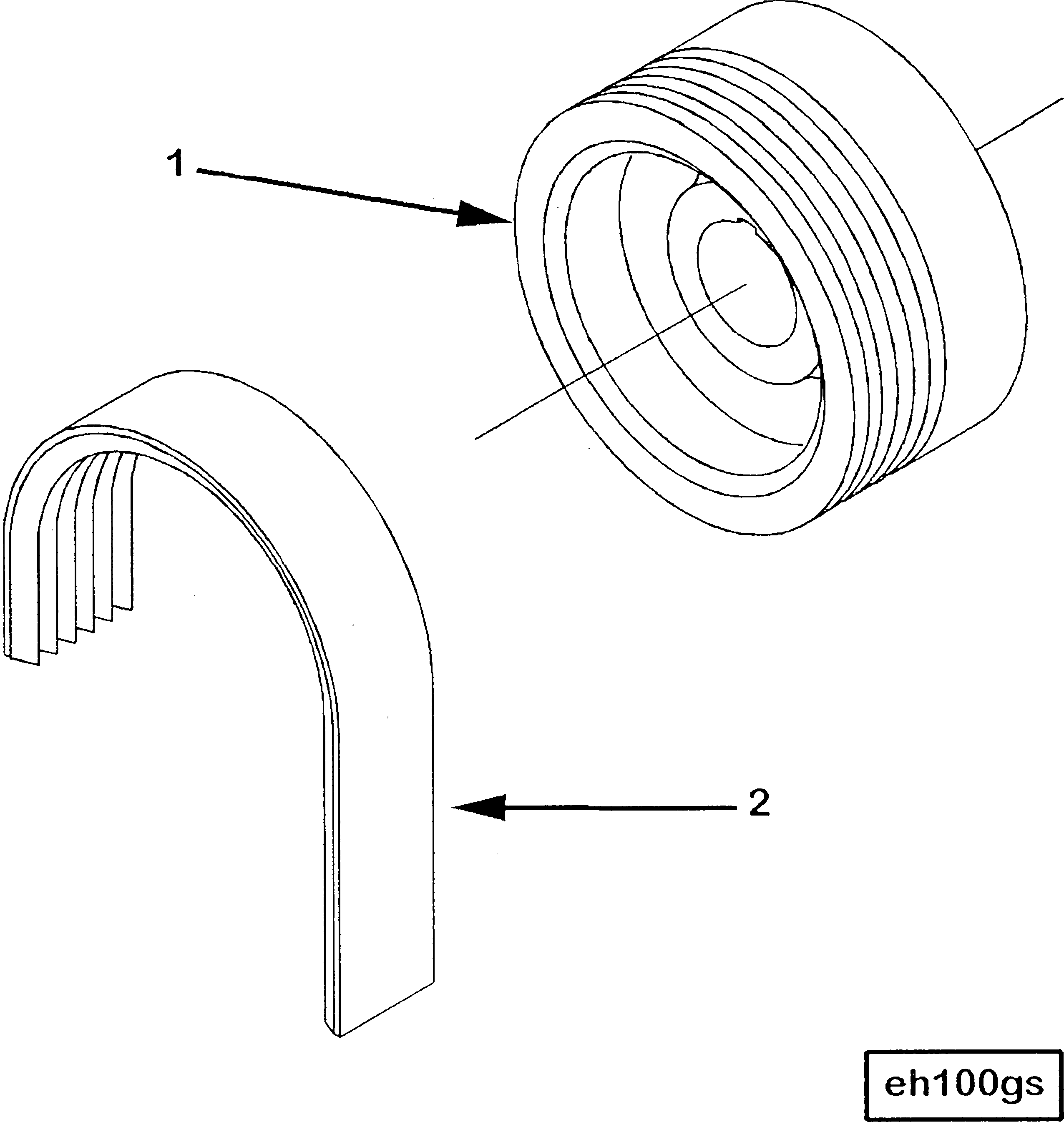Ремень CU3084037 Komatsu