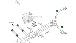Шланг PF2-600L 2184-1100D140 Komatsu