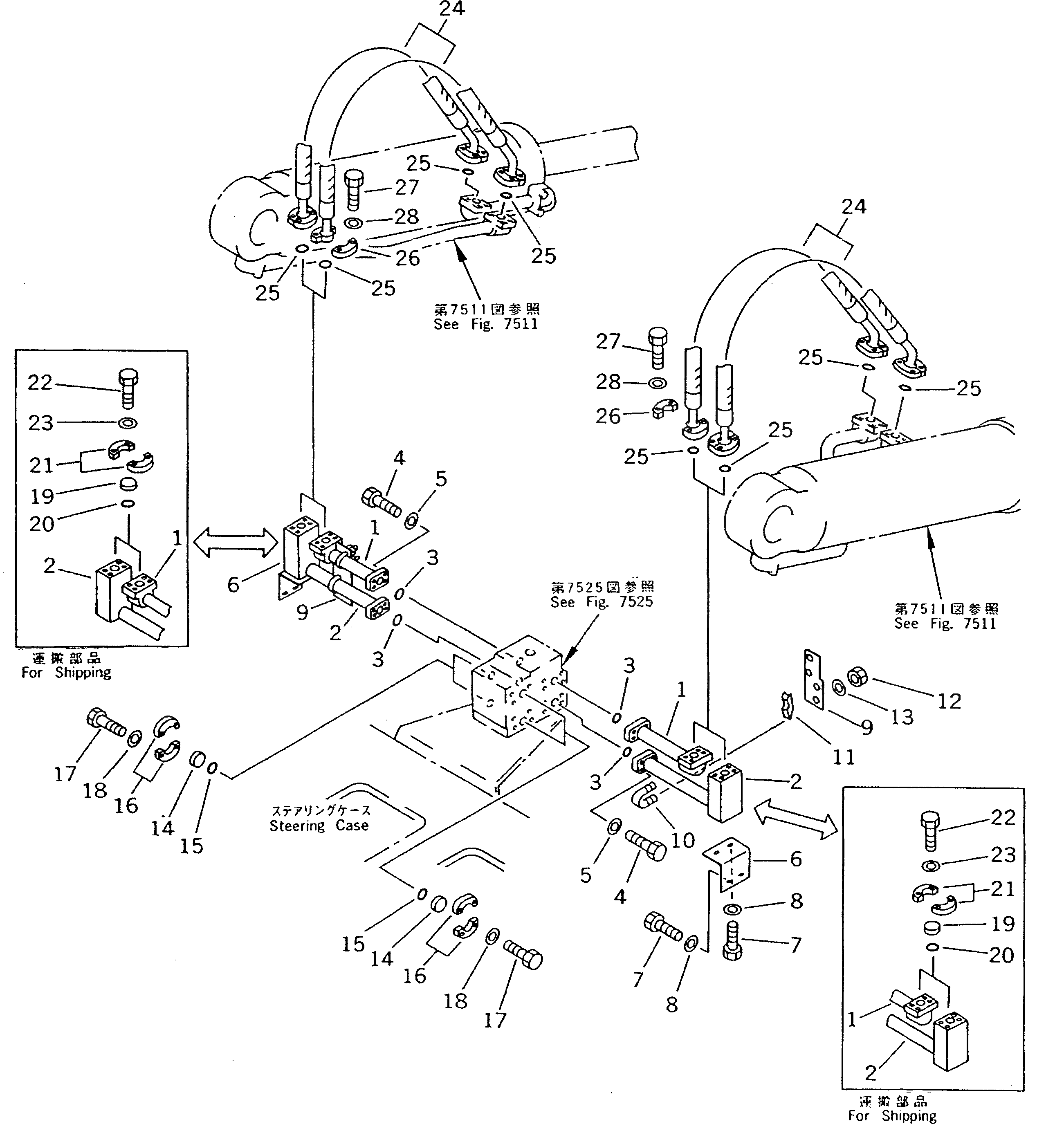 Шланг 07122-00610 Komatsu