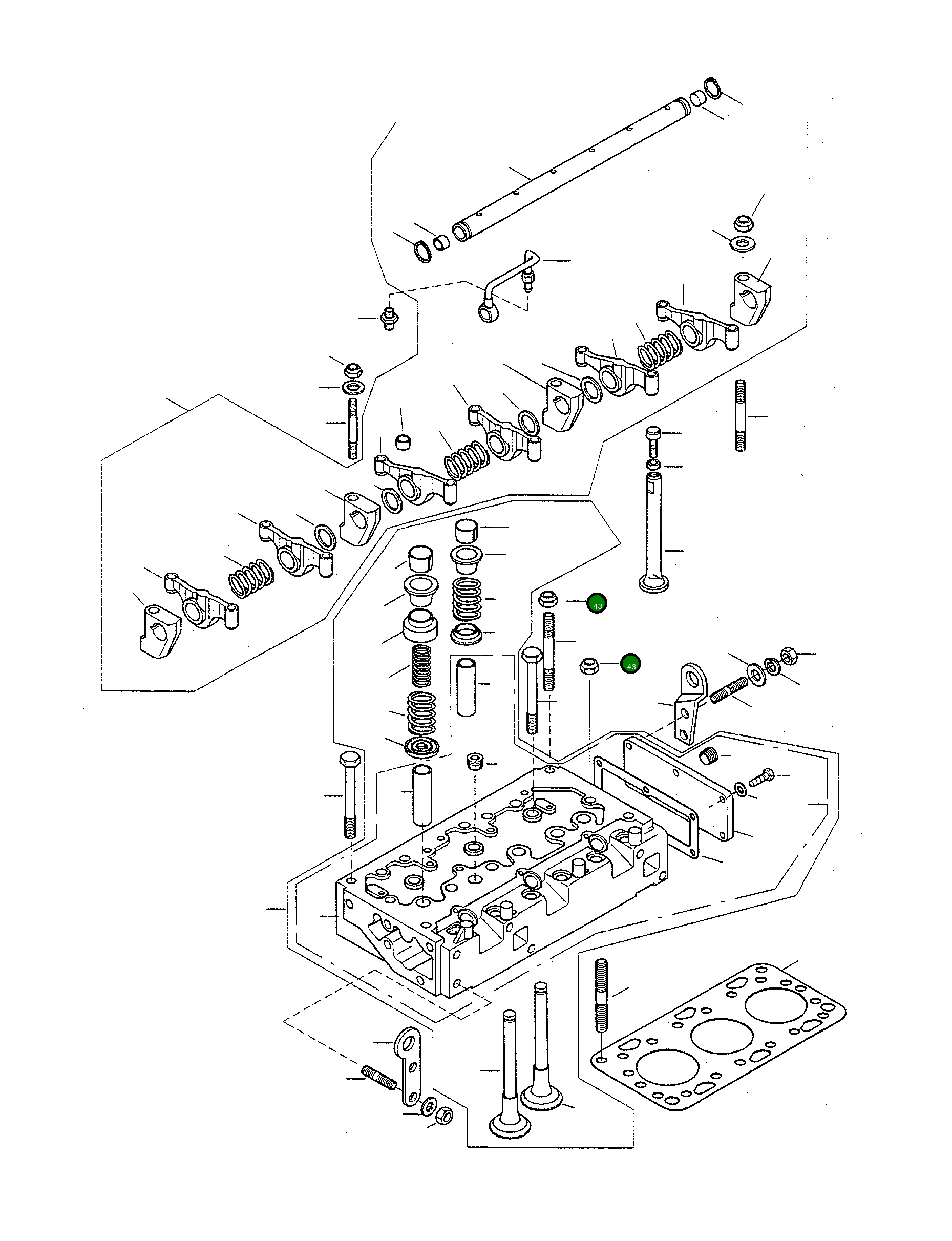 Гайка 4910922M1 Komatsu