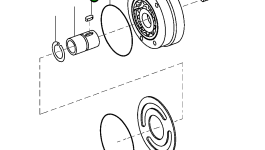 Шпонка 1438 712 H1 Komatsu
