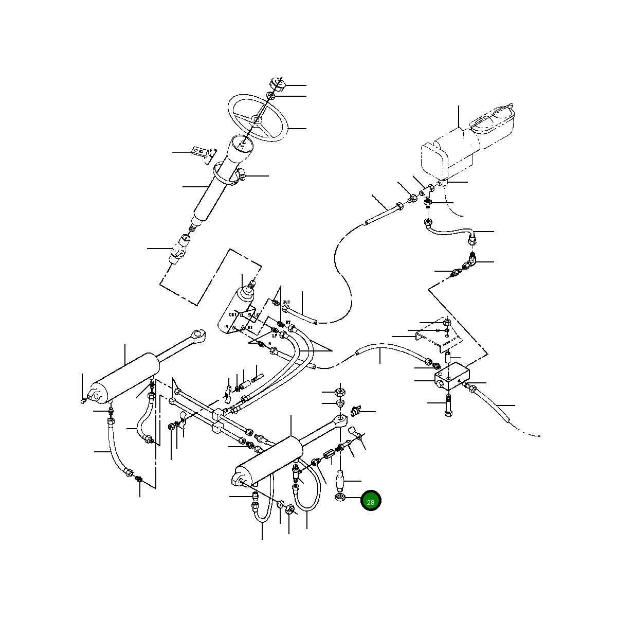 Стопорная гайка 97 297 Komatsu
