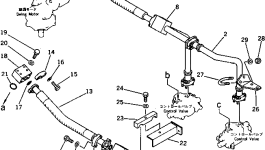 Трубка 208-62-13312 Komatsu
