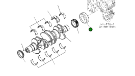 Главный подшипник в сборе 6751-22-8100 Komatsu