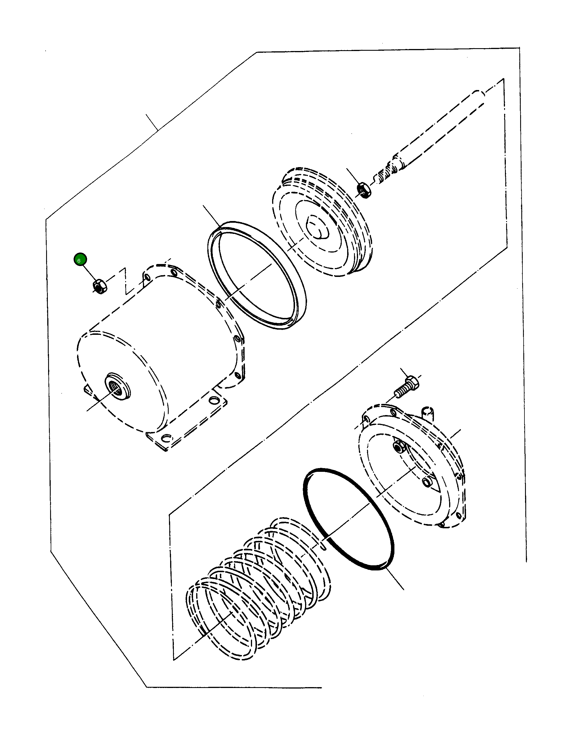 Гайка 1440098X1 Komatsu