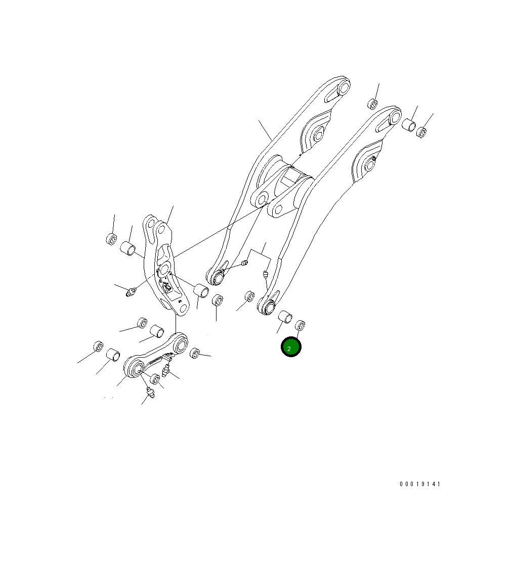 Втулка 427-N42-1133 Komatsu